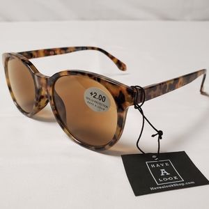 Women's Tortoise Readers +2.0 Magnification